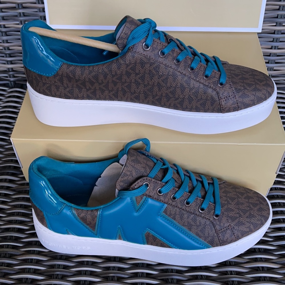 Michael Kors Poppy Lace Up MK Sig Small WMNS - Picture 2 of 16